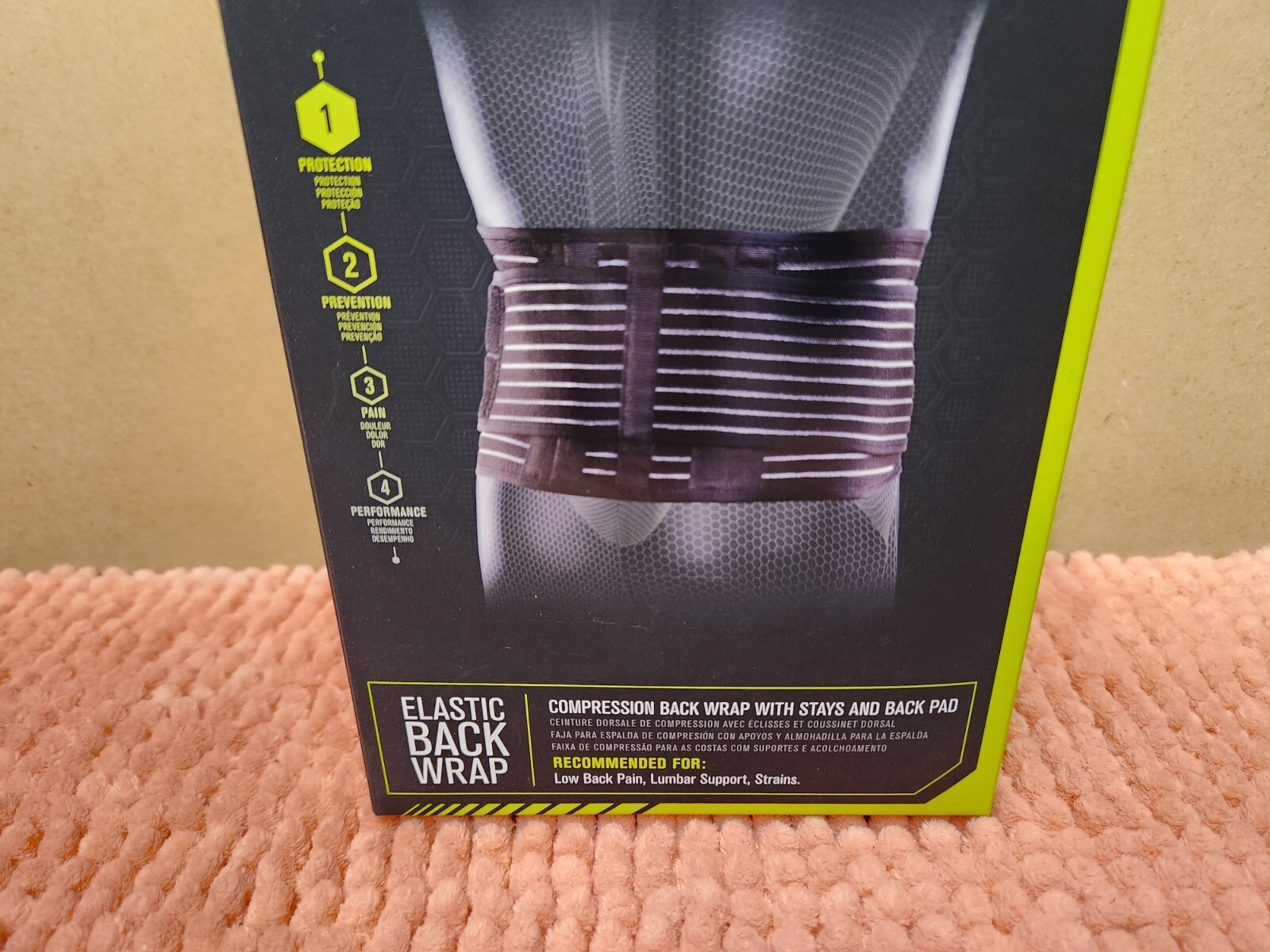 DonJoy Performance Elastic Back Wrap Sz L/XL DonJoy Compression Back Wrap NEW