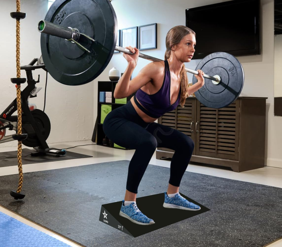 Squat Wedge by SEWD – Extra Large 20 Degree Slant Board for Heel Elevated