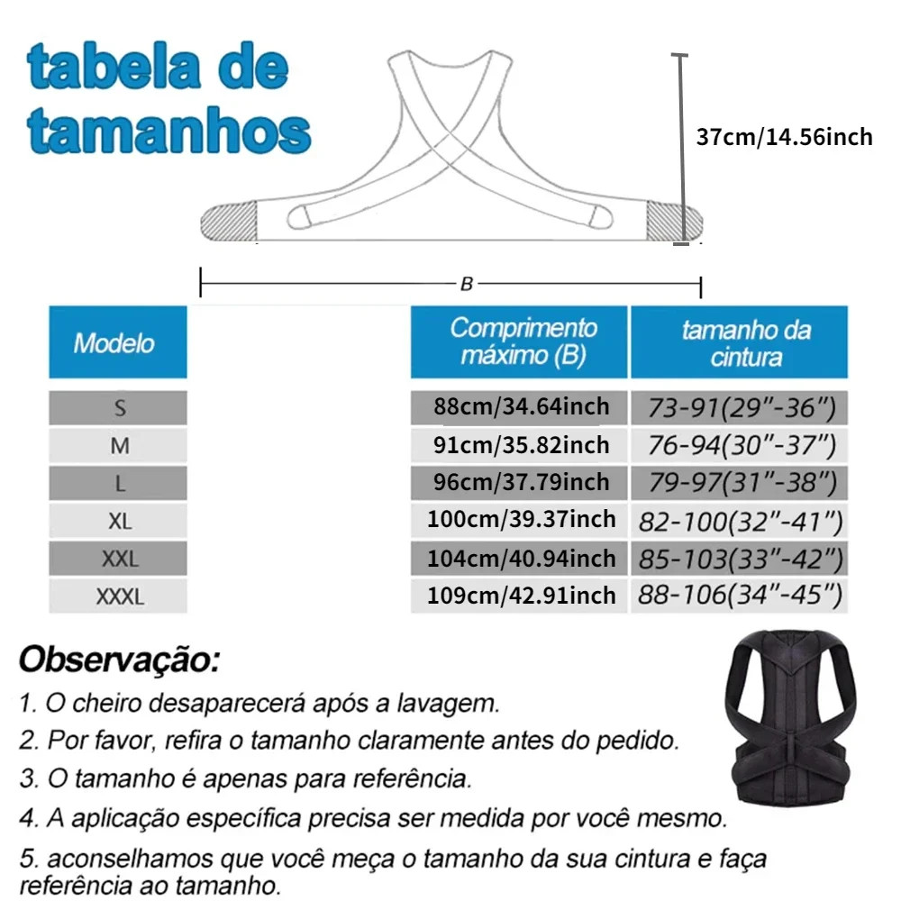 Adjustable Posture Corrector Back Support Shoulder Brace Belt for Men Women