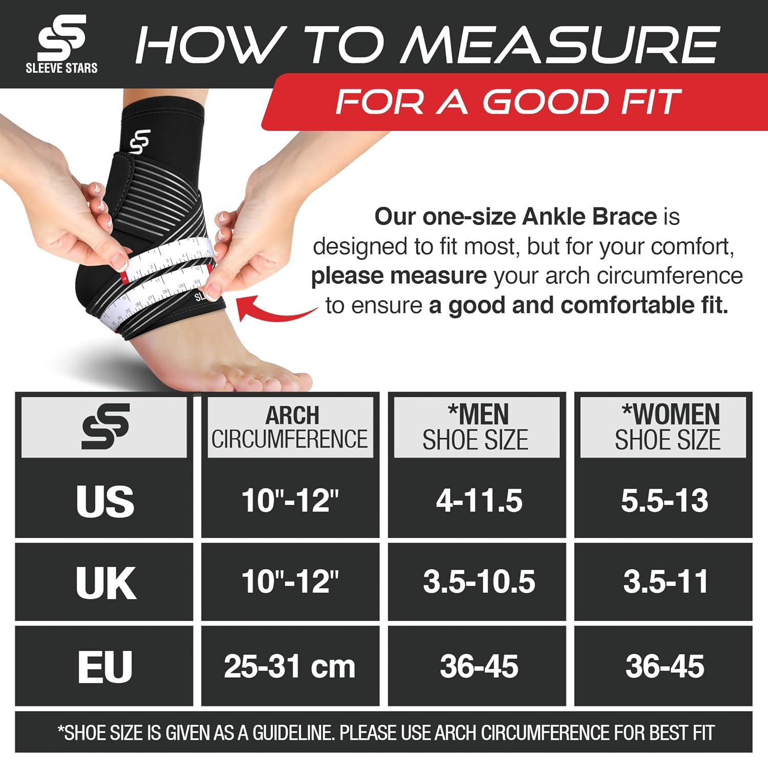 Ankle Brace for Sprained Ankle, Plantar Fasciitis Relief Achilles Tendonitis Bra