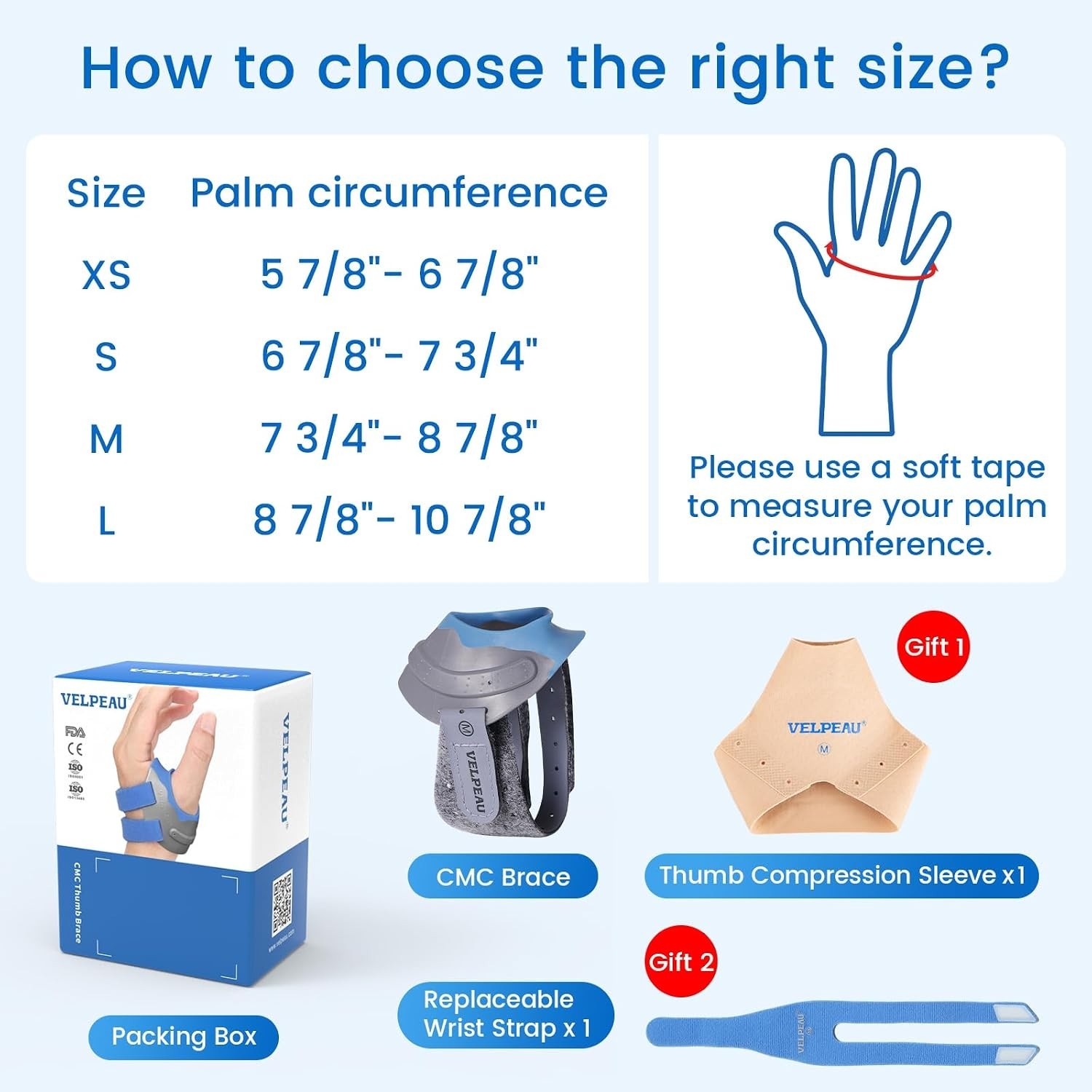 CMC Thumb Brace – Osteoarthritis Pain Relief