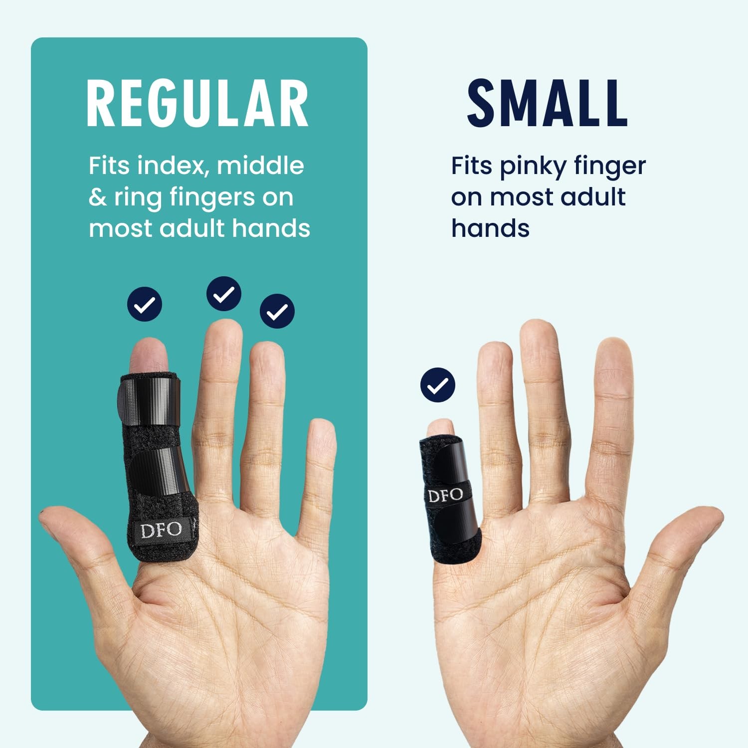 Trigger Finger Splint – 2 Pack – Adjustable Mallet Brace for Arthritis & Injury