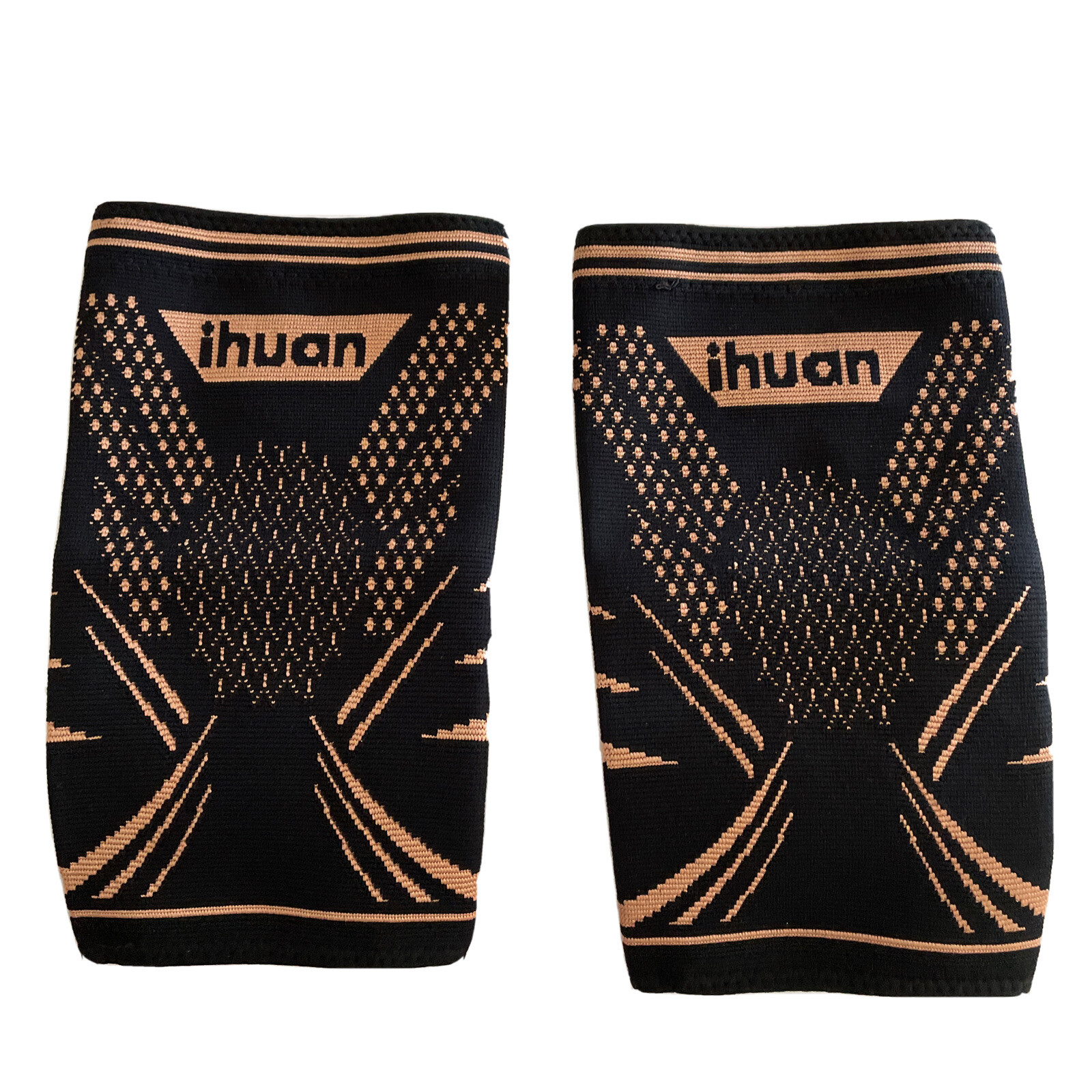 New ihuan Copper Knee Braces for Men Medium 2 Pack for Activities Great Support