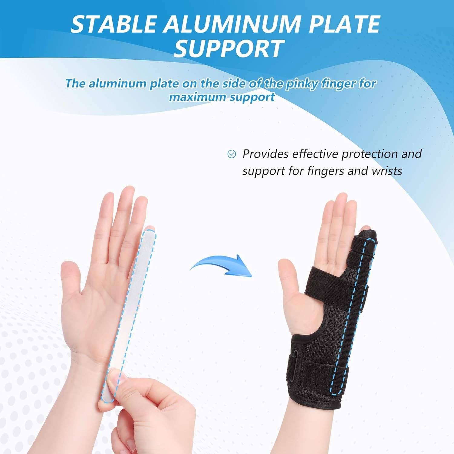 Pinky Finger Splint, Finger Splint for Pinky, Broken Finger, Trigger Finger, …