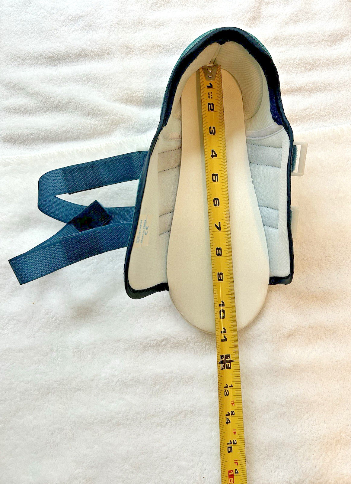 Darco Men’s Post-Op Open Toe Shoe Adjustable Hook and Loop Blue/White Size Large