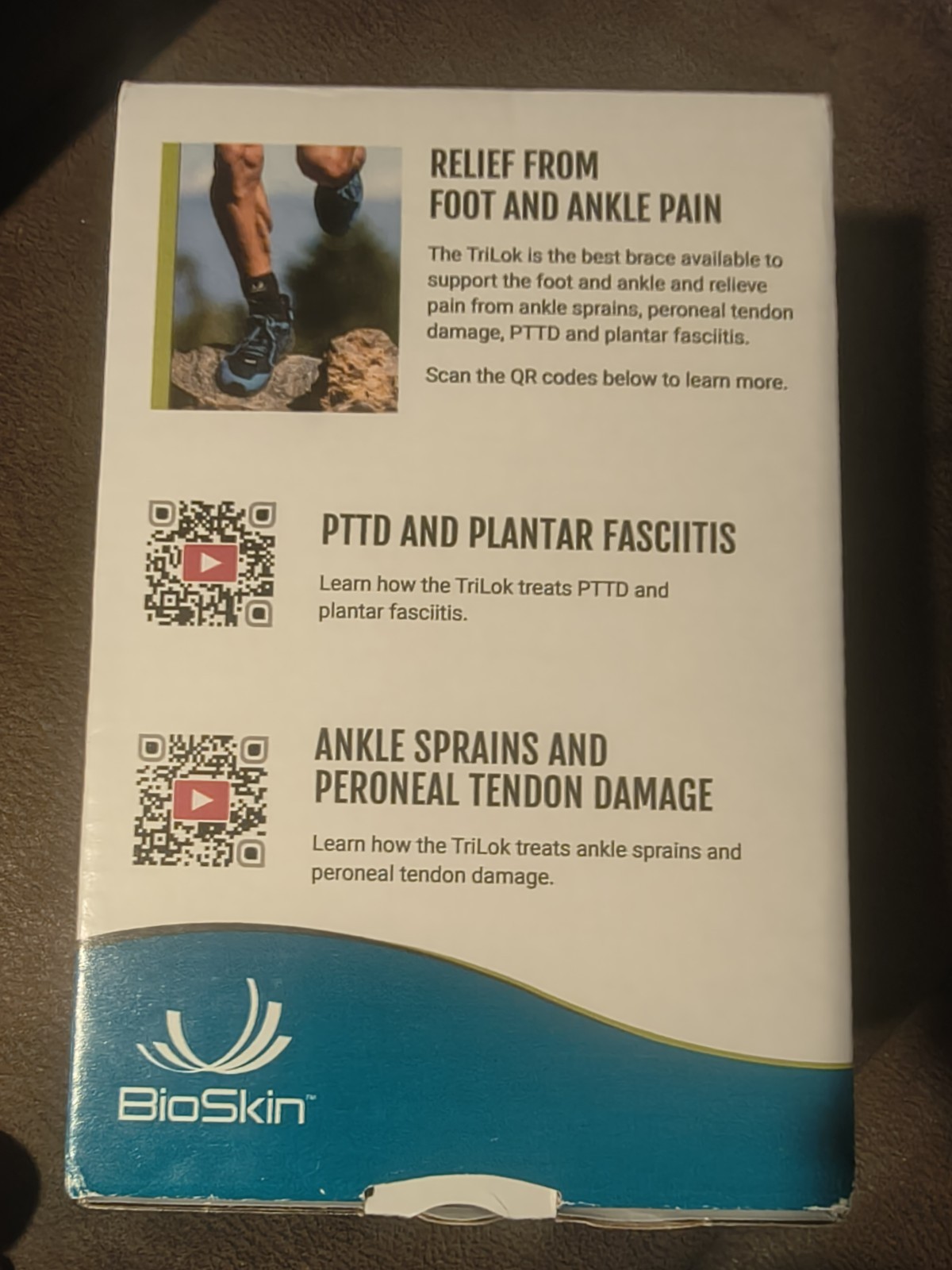 Bioskin Trilok Ankle Brace – SIZE MEDIUM