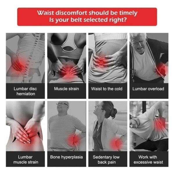 Back Support Lower Back Brace Pain Relief Lumbar Supports Belt for Men and Women