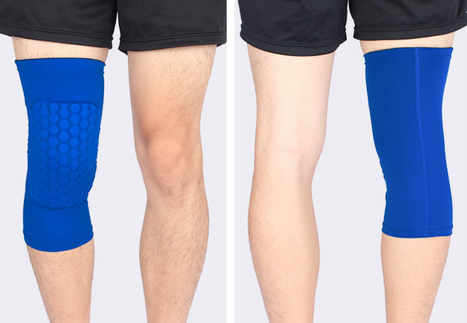 Crashproof Protective Gear Youth Men Basketball Knee Pads Compression Leg Sleeve