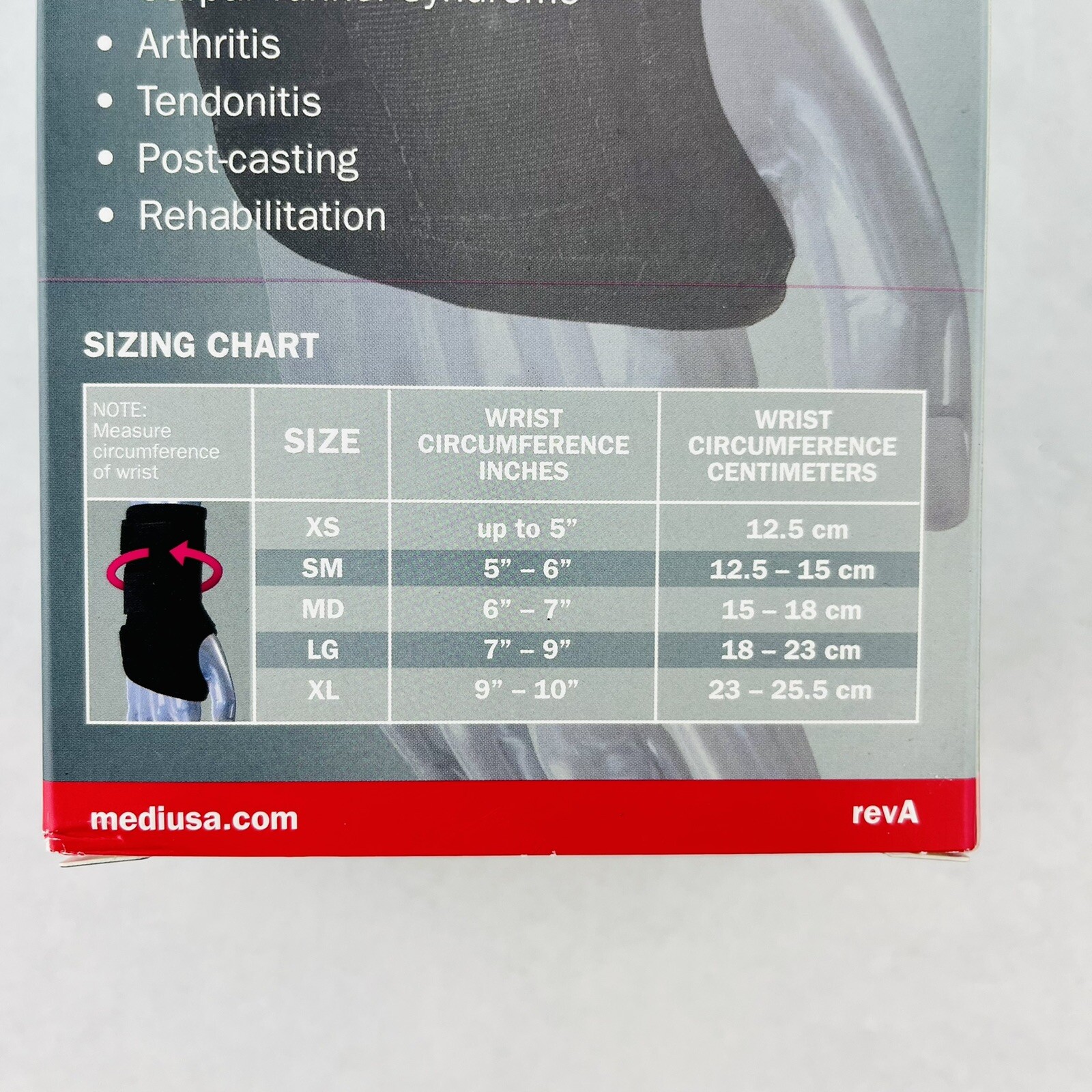 Medi Premium Wrist Brace With Adjustable Compression Strap