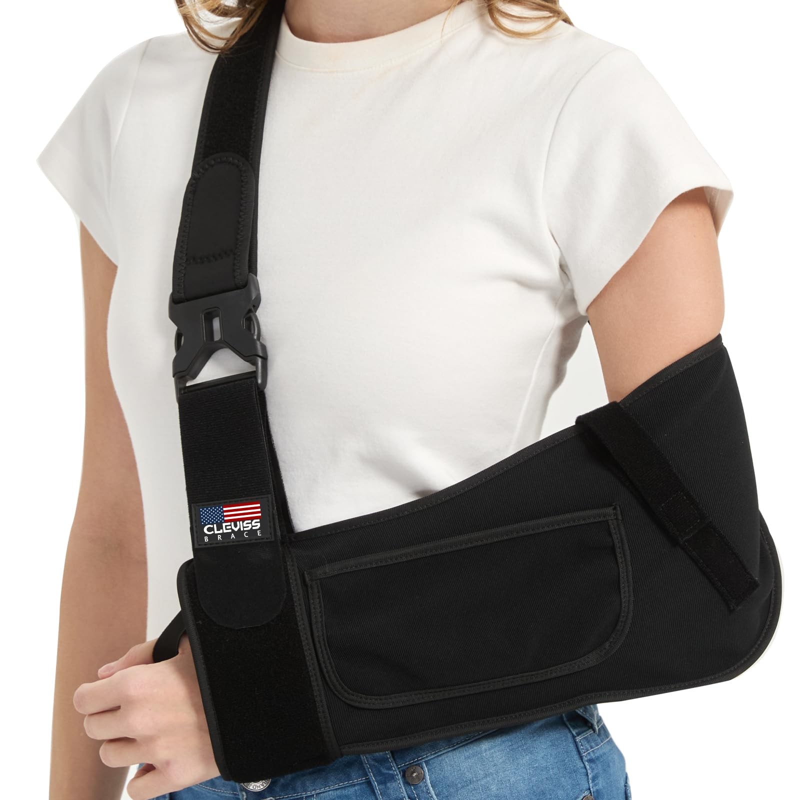 Arm Sling Shoulder Immobilizer, Shoulder Sling for Torn Rotator Cuff, Adjusta…