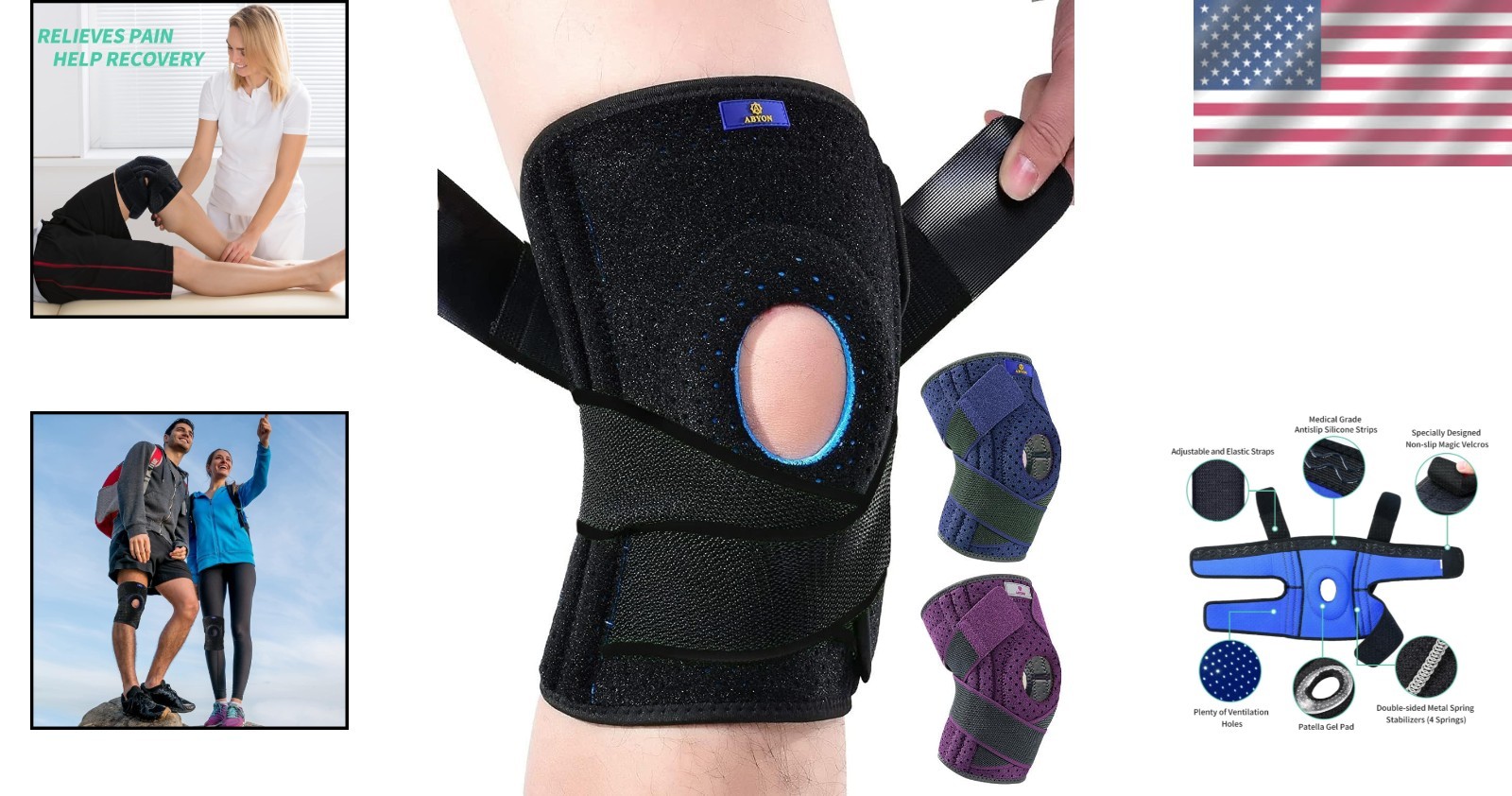 Breathe Easy with Our Adjustable Knee Brace – Pain Relief for Active Lifestyles