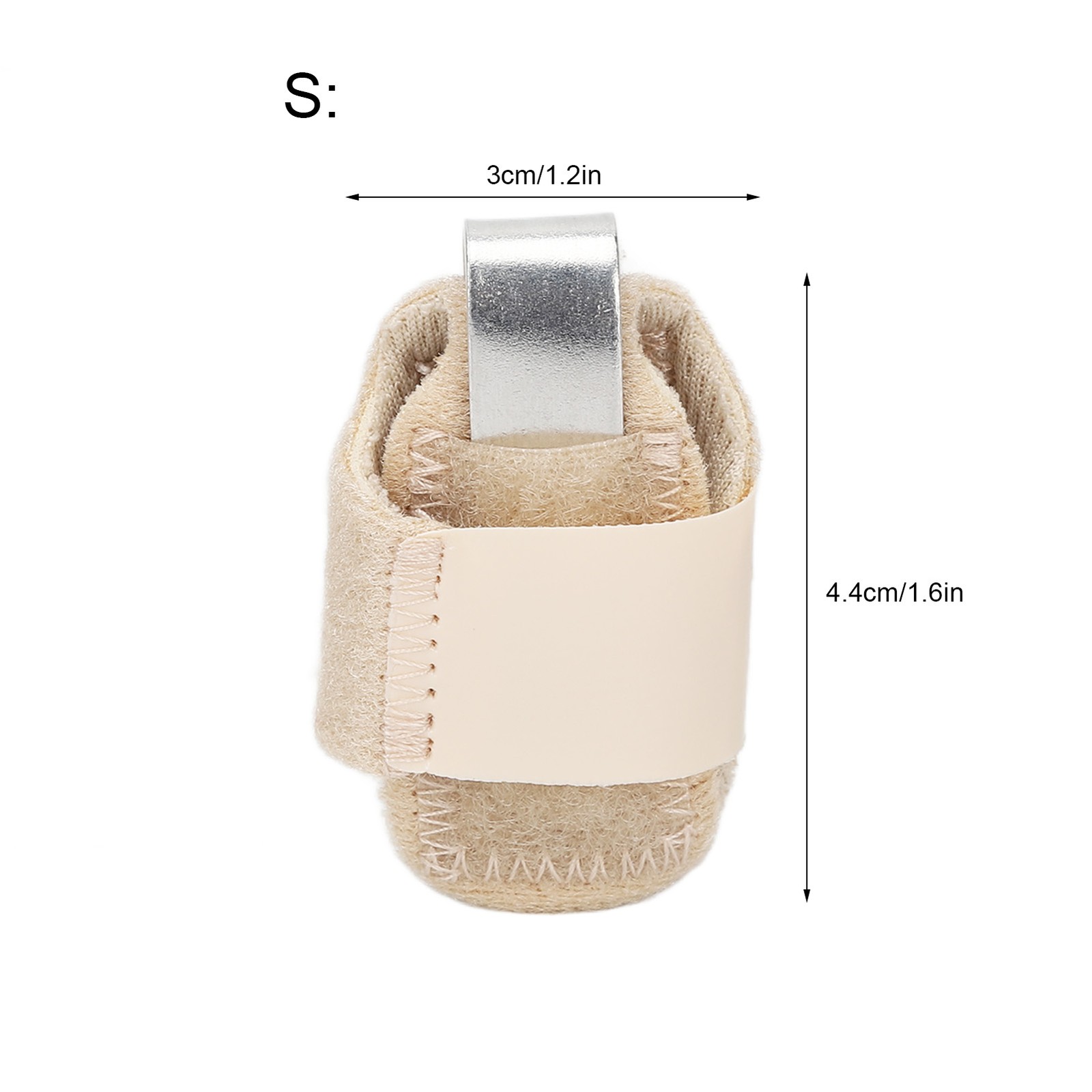 Toe Splint Skin Color Aluminum Plate Fixing Toe Brace Splint For Adult Wome OXHS
