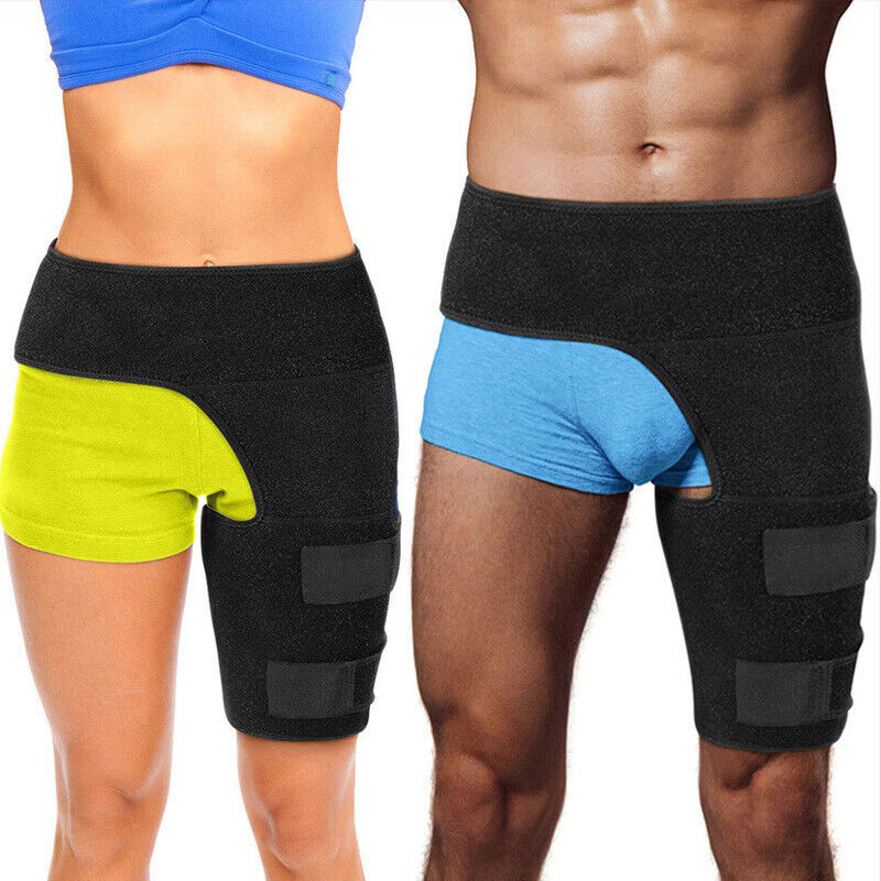 Copper Brace Compression Groin Thigh Sleeve Hip Support Wrap for Sciatic Nerve