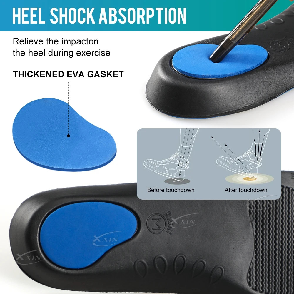 Arch Support Insole Orthotic Sports Insole Running Shock Absorber Shoe Pad