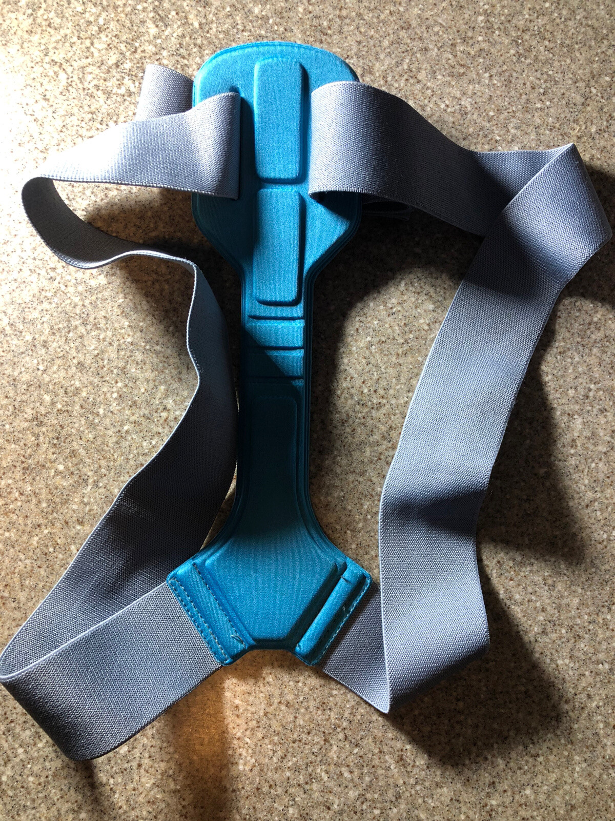 Blue and Grey Back Brace