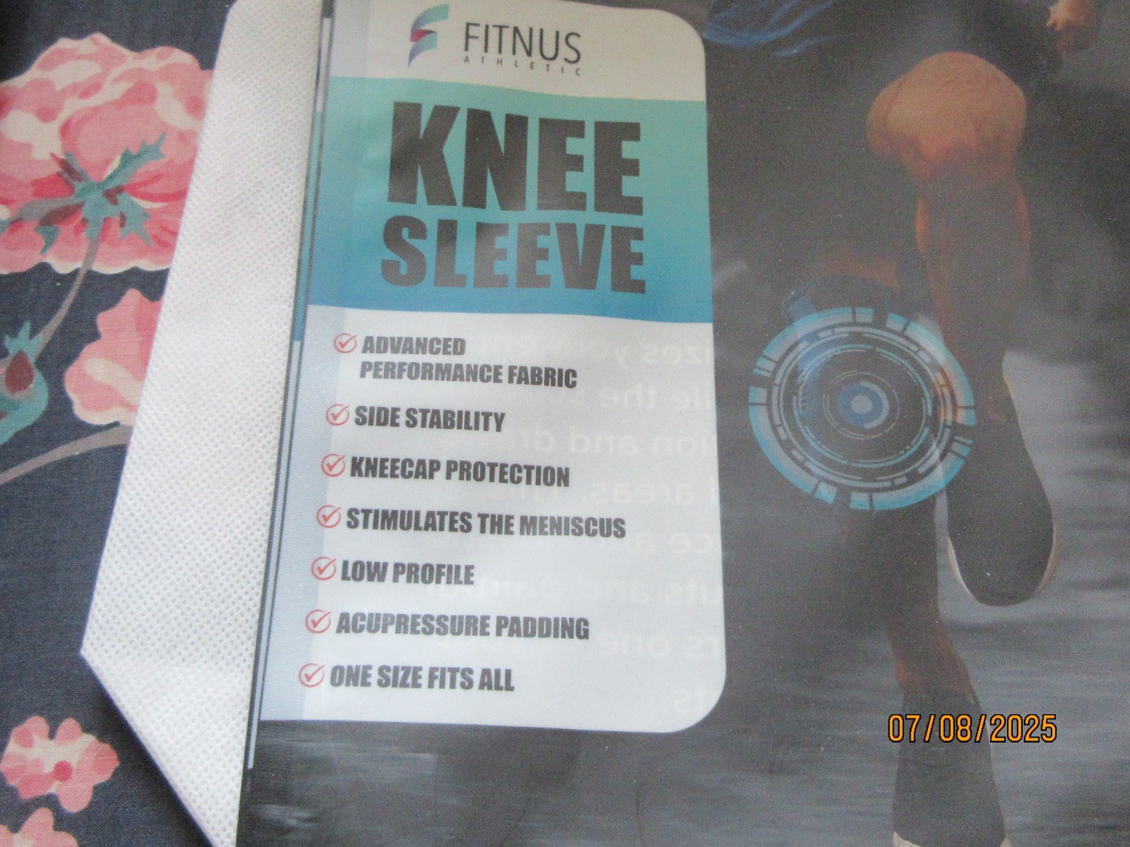 FITNUS ATHLETIC Knee Sleeve Compression Technology Knee Stability , One Size