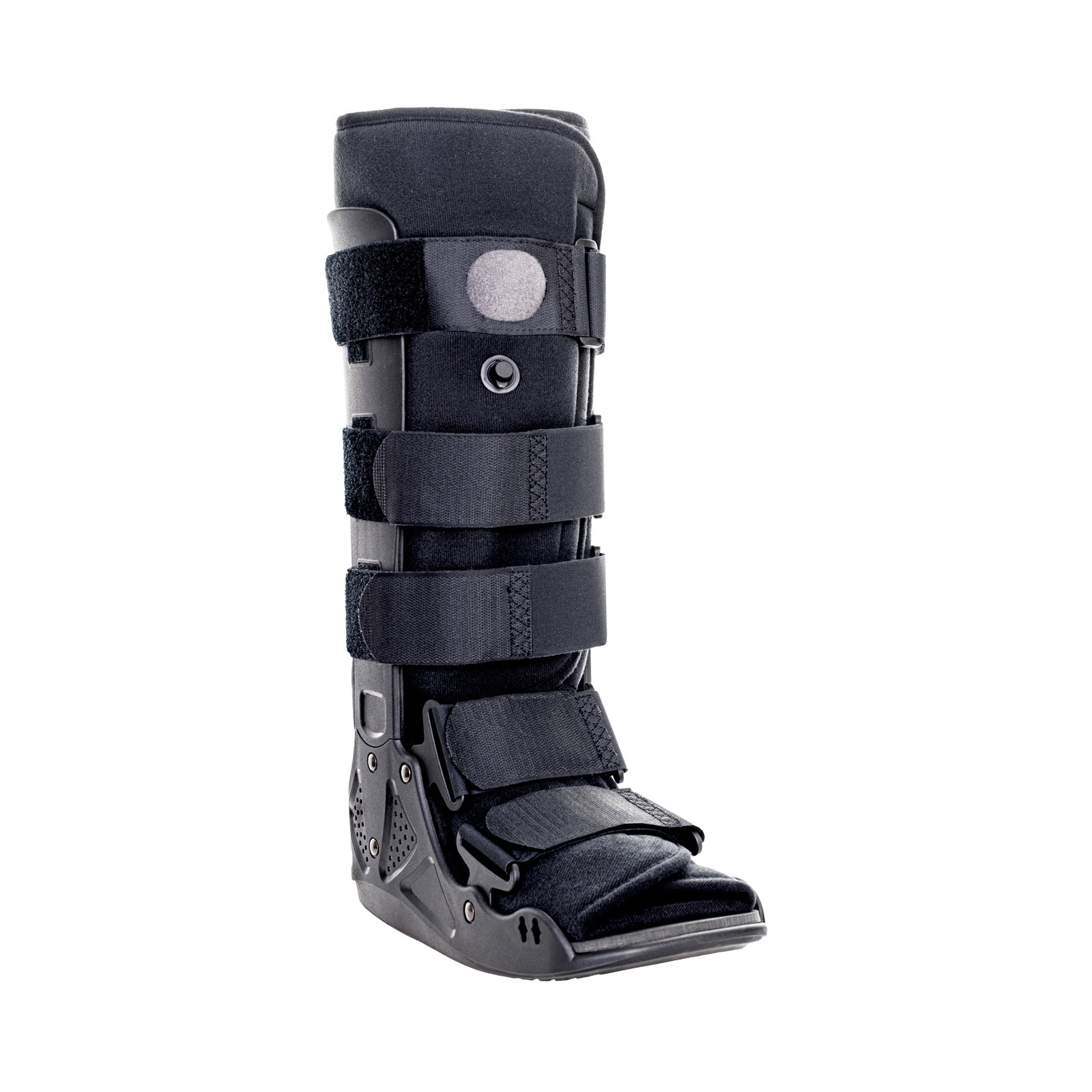 McKesson Black Air Walker Boot X-Small Hook and Loop for Either Foot