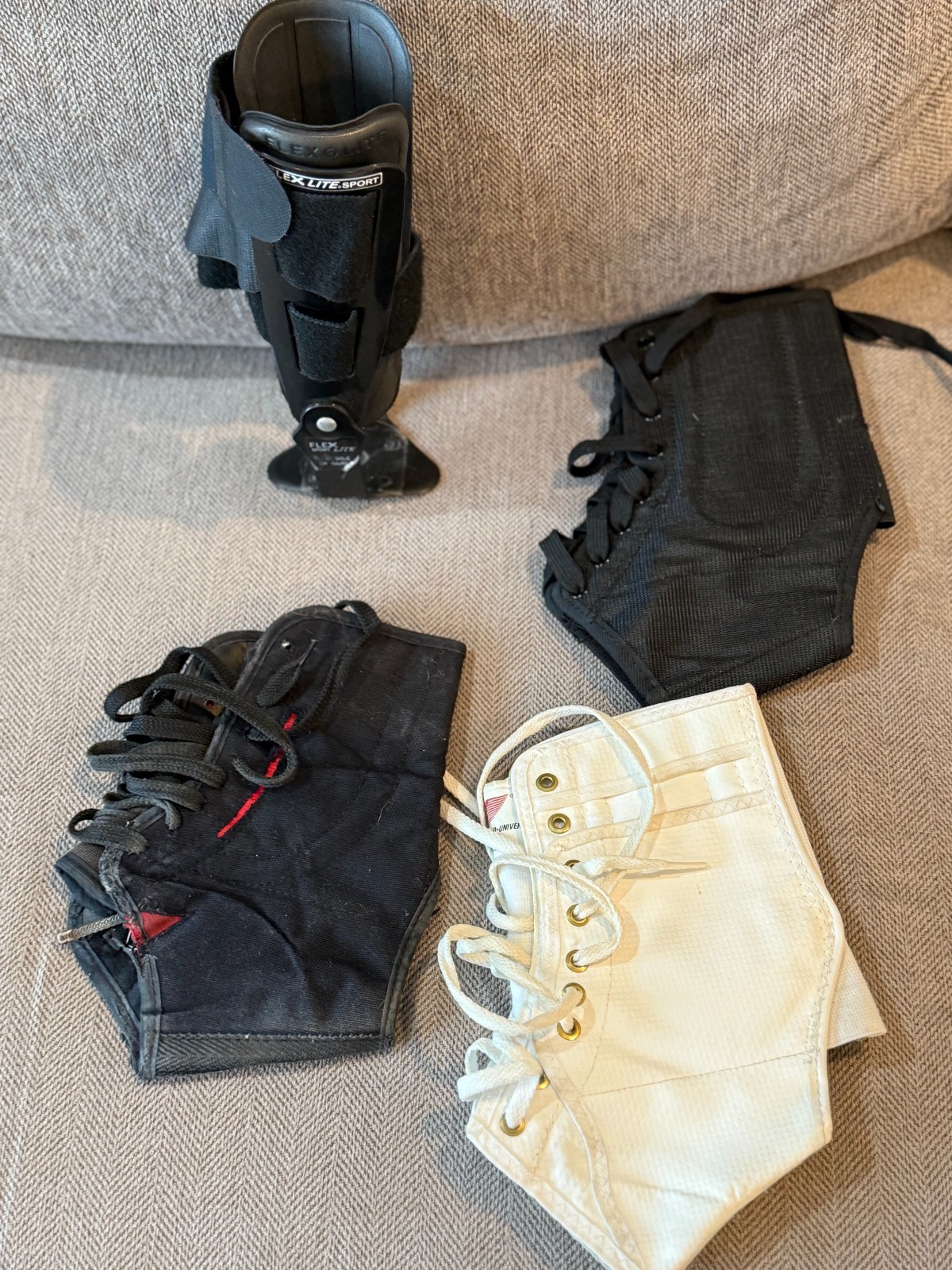4 Ankle Support Braces Bundle – Swede-O, McDavid, Hinged & More