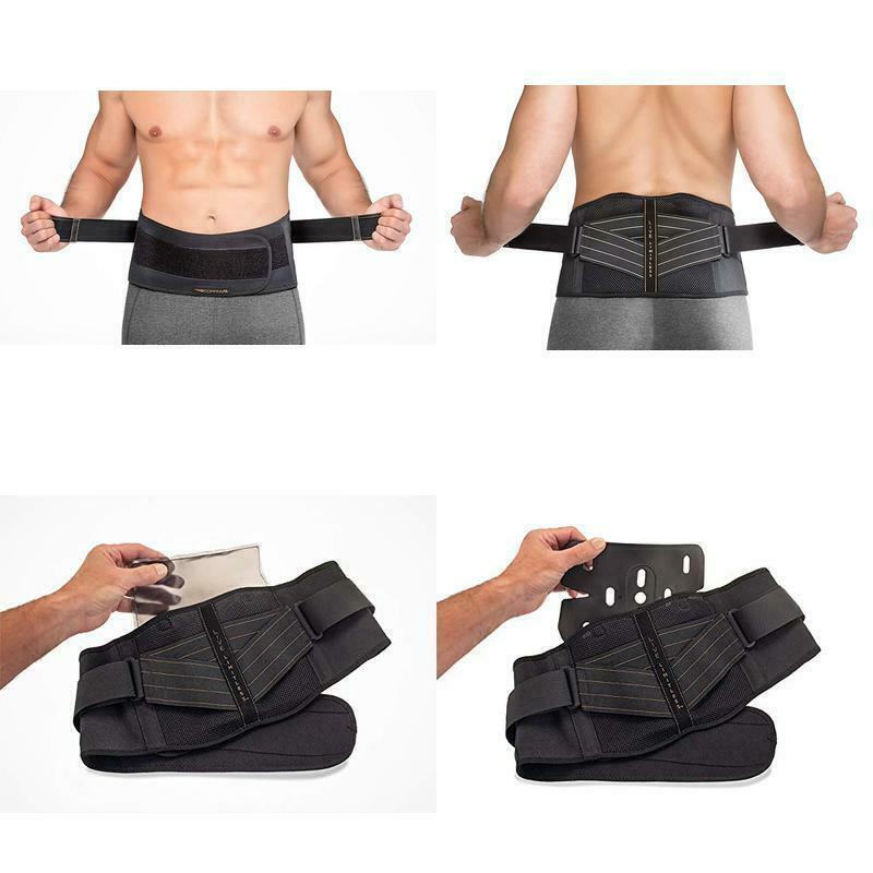 Back Support Lower Back Brace Pain Relief Lumbar Support Belt Sciatica Men Women