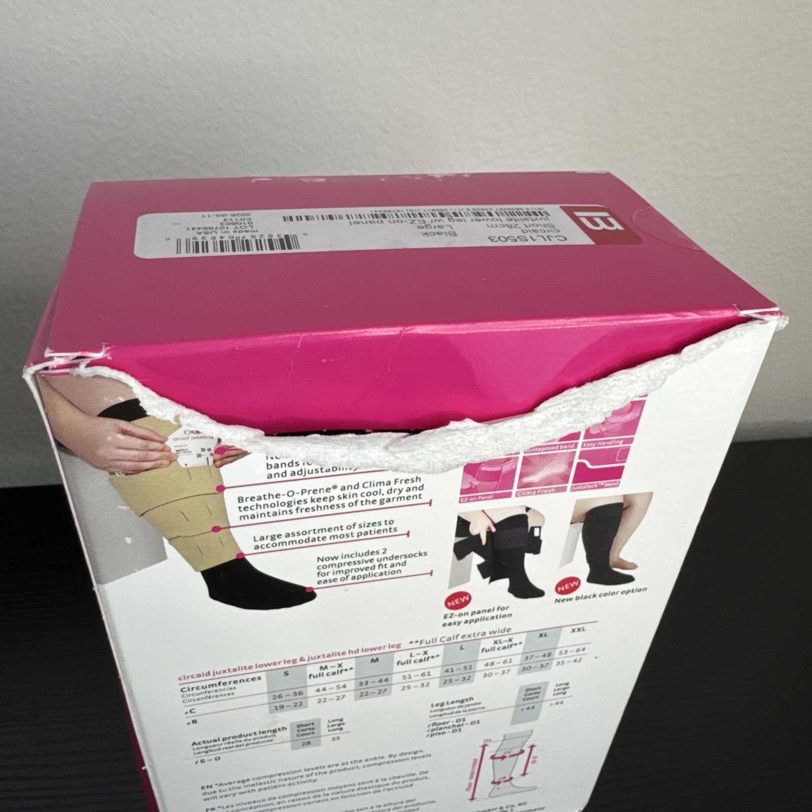 Juxtalite Lower Leg System – Easy to Use Adjustable Compression Level Garment…