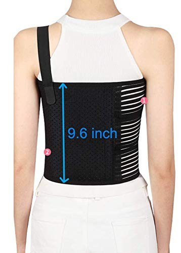 Rib Brace Broken Rib Belt Chest Brace Elastic Rib Support Brace for Men and W…