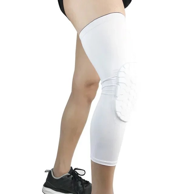 Compression Sleeves Long Knee Pads Brace Support Protector Basketball Sports Gym
