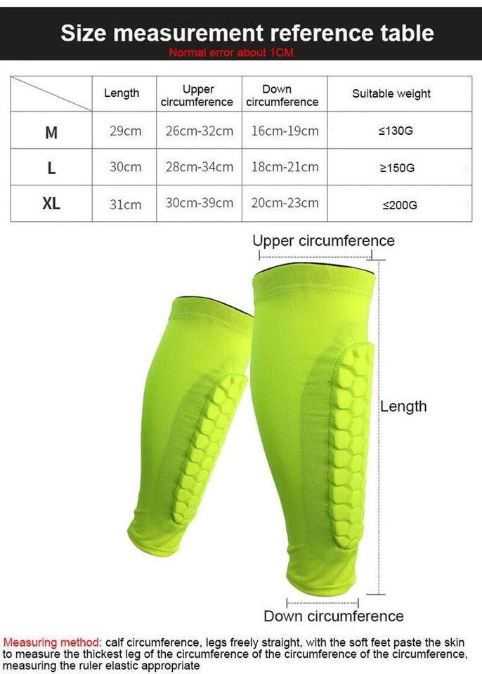 1 Pair Knee Pads Honeycomb Knee Brace Leg Sleeve Calf Compression Knee Suppor