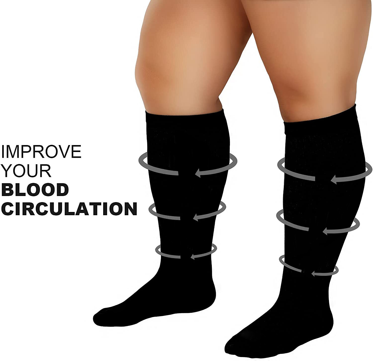 15-20mmHg Compression Socks Pack – Best Medical, Nursing, Travel & Flight Socks