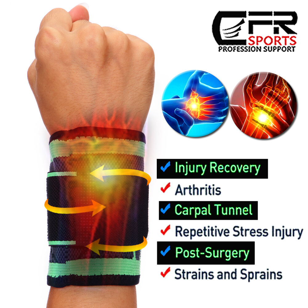 Right / Left Wrist Brace Support Carpal Tunnel Sprain Arthritis Gym Sports Strap