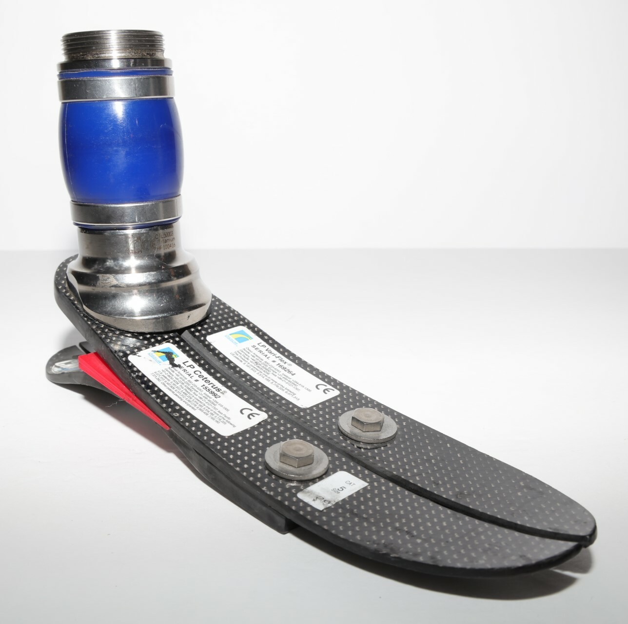 OSSUR LP VARI-FLEX CARBON X PROSTHETIC FOOT w CETERUS SHOCK PYLON Sz 27 / CAT 5L