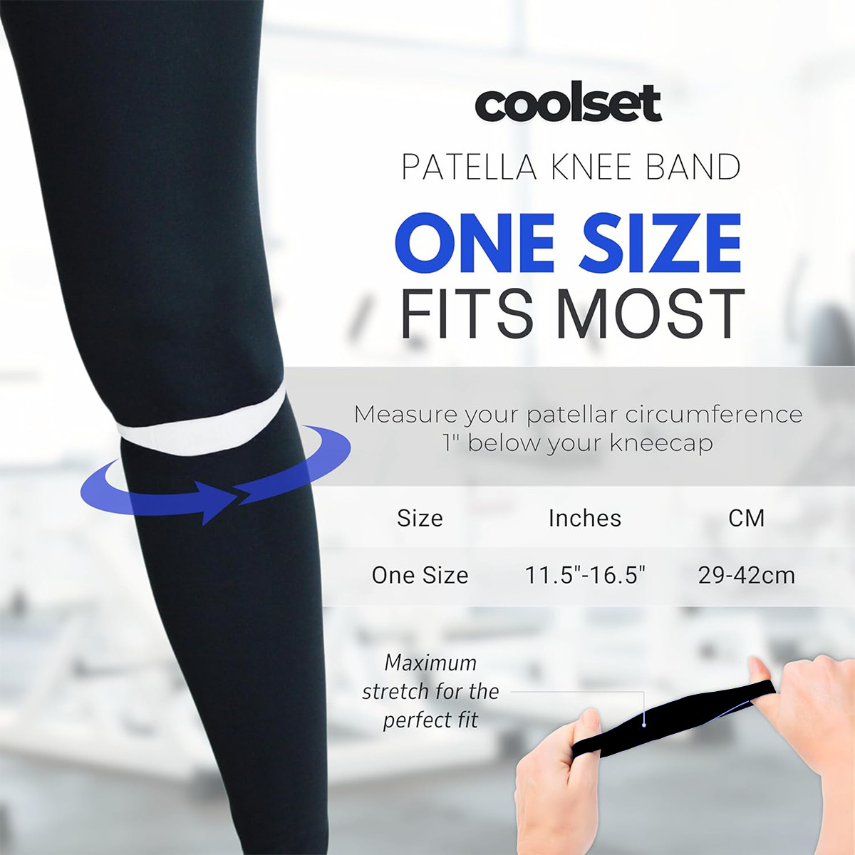 2x Knee Sleeves Copper Silver Compression Brace Support Sport Joint Injury Gel