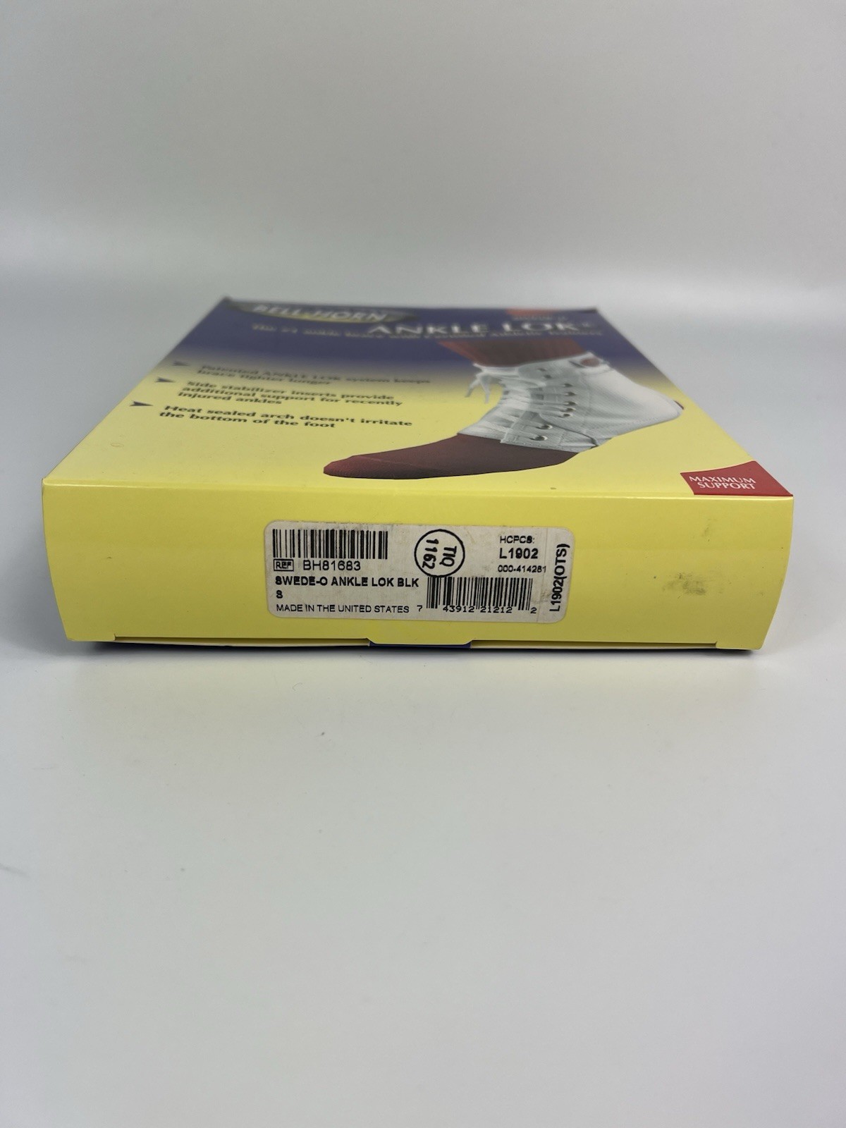 NEW Swede-O Ankle Lok Size S White Color