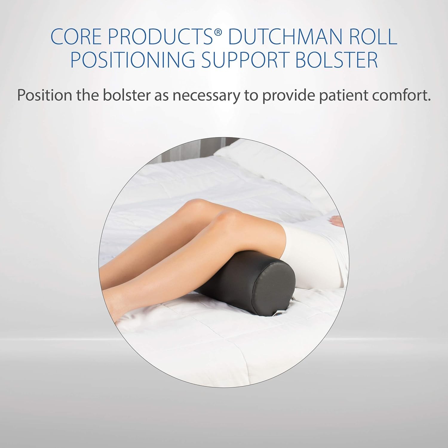 Core Dutchman Positioning Bolster Roll Therapy & Body Support BK 6×18 Firm foam