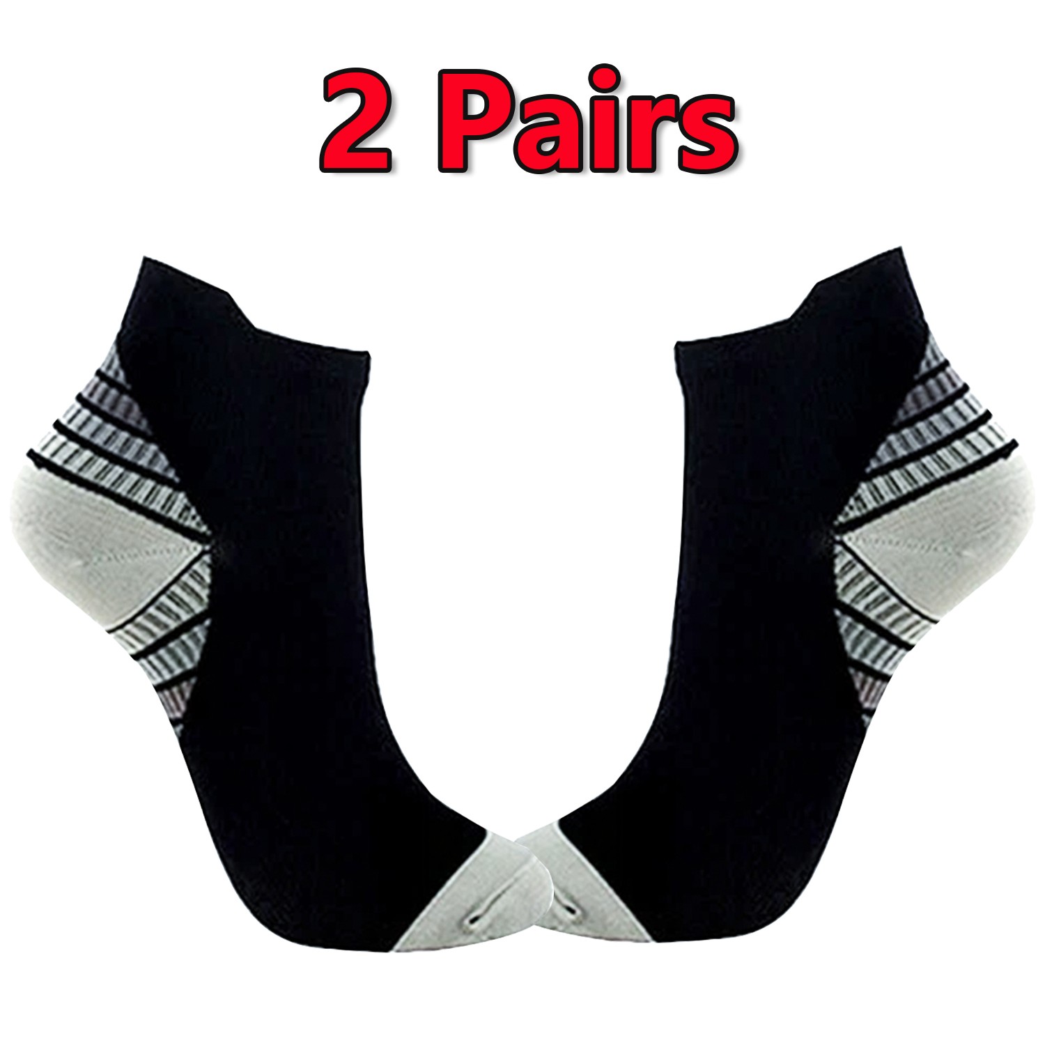 Copper Compression Socks Plantar Fasciitis Sports Running Sleeve Ankle Support