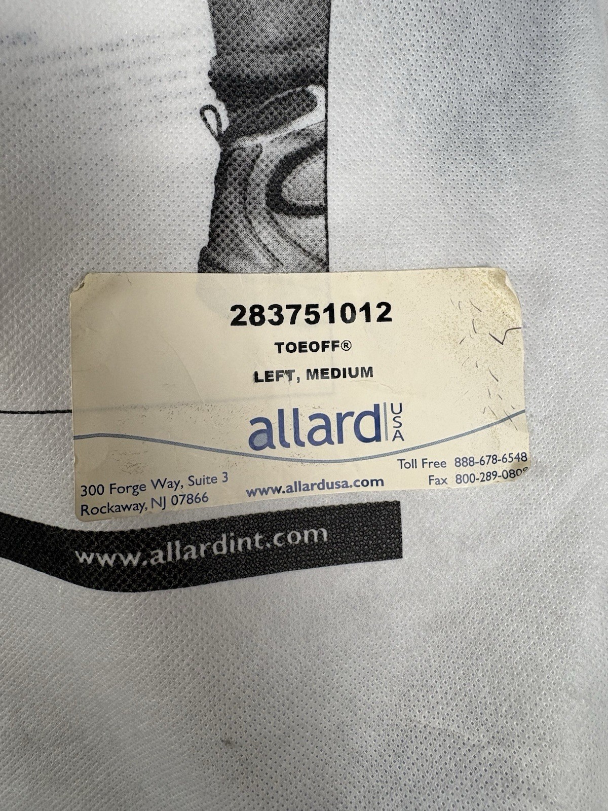 Allard ToeOFF Carbon Fiber AFO Medium/Left w/SoftKIT 283751012