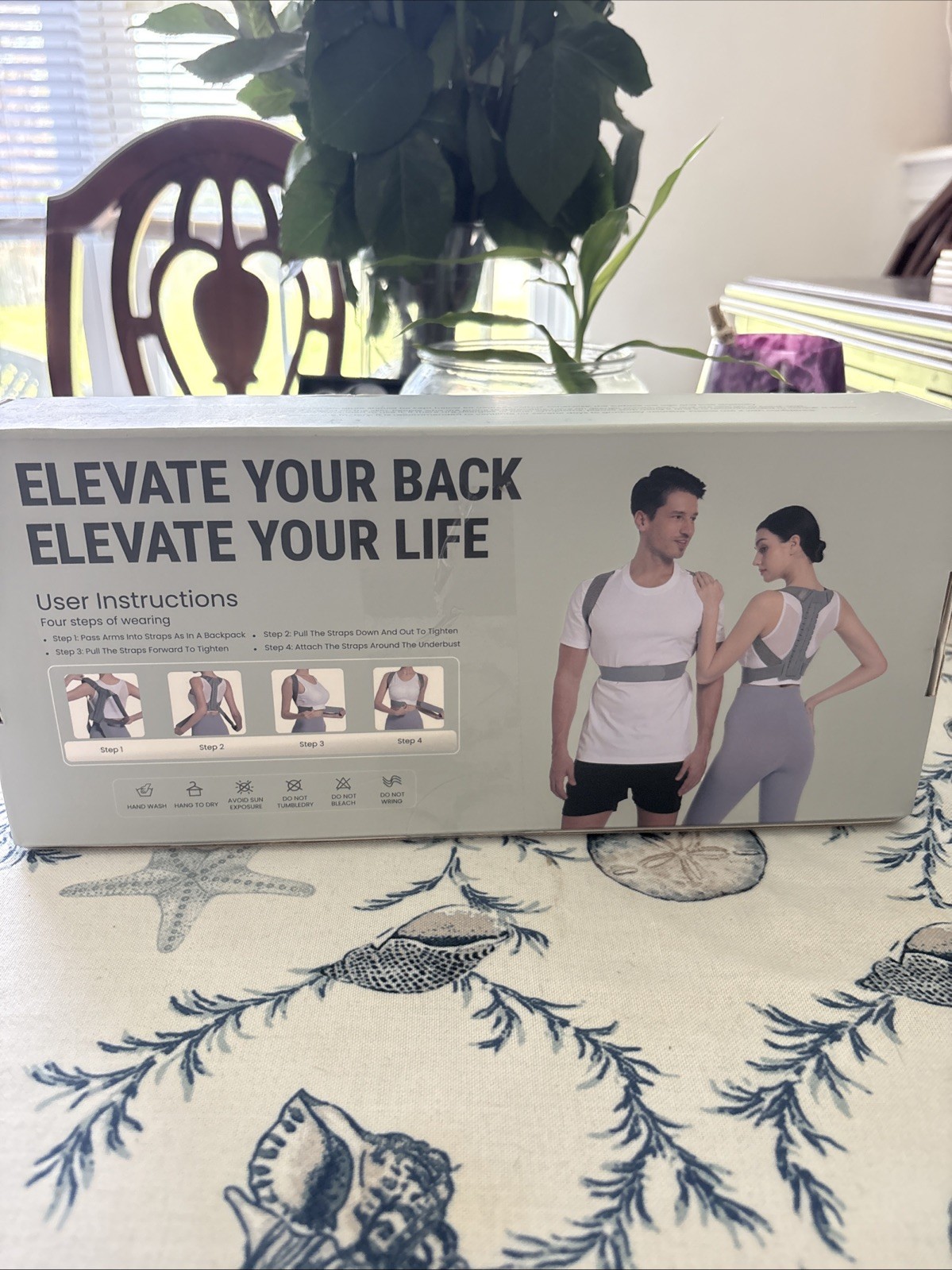 OFIR Posture Corrector Back Brace, Gray, Unisex, Size All, Posture Support