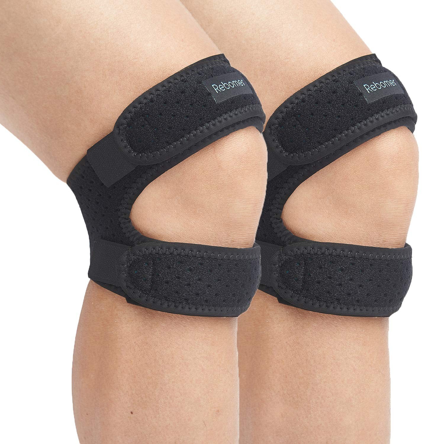 Patella Knee Strap, Adjustable Knee Brace (3D Silicone Insert) for Men & Wome…