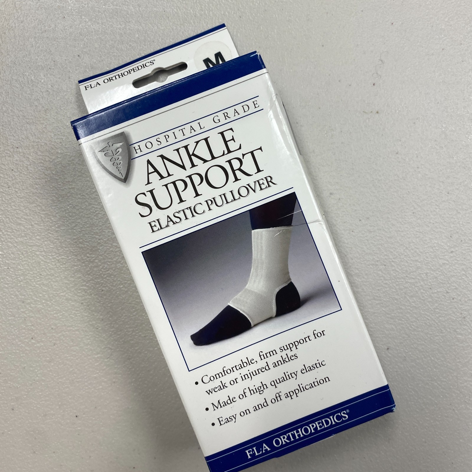 New FLA ORTHOPEDICS Ankle Support Elastic Pullover Hospital Grade Medium