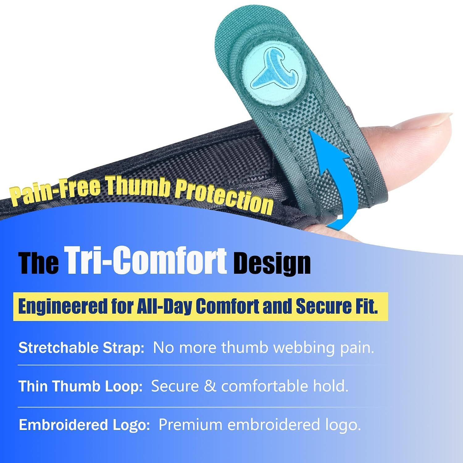 Thumb Spica Brace for Thumb Arthritis & Tendonitis, Wrist and Thumb Support S…