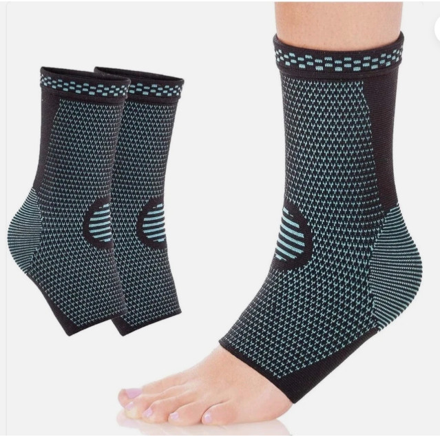 Foot & Ankle Brace Socks for Sprained Ankle Compression Sleeve