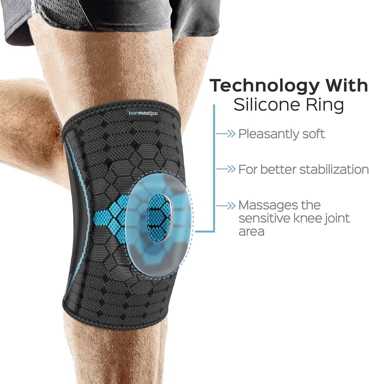 XXL Compression Knee Brace for Men & Women – Unisex Sports & Arthritis Support