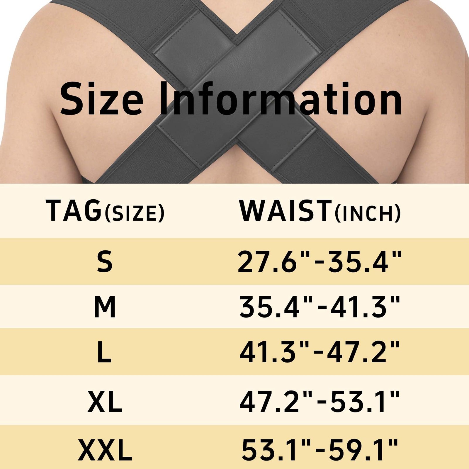 Posture Corrector Back Brace for and Men Lightweight Adjustable Comfortable B…
