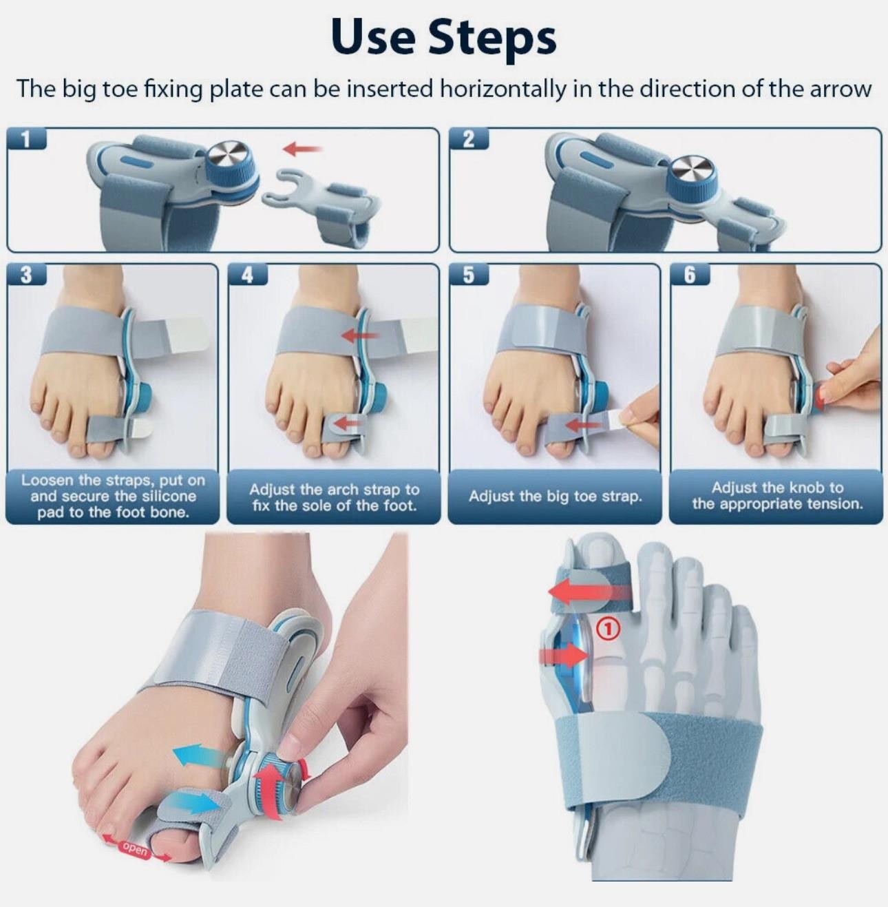 Tenicore brace adjustable Bunion Corrector With 3 angles