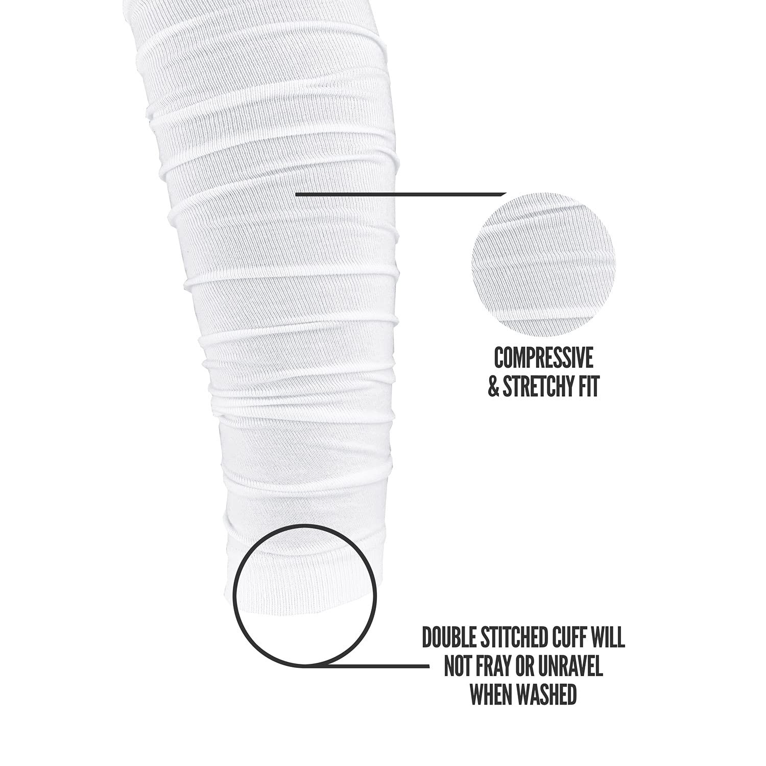 Football Leg Sleeves Calf Sleeves for Men Boys Compression Pair Athletic