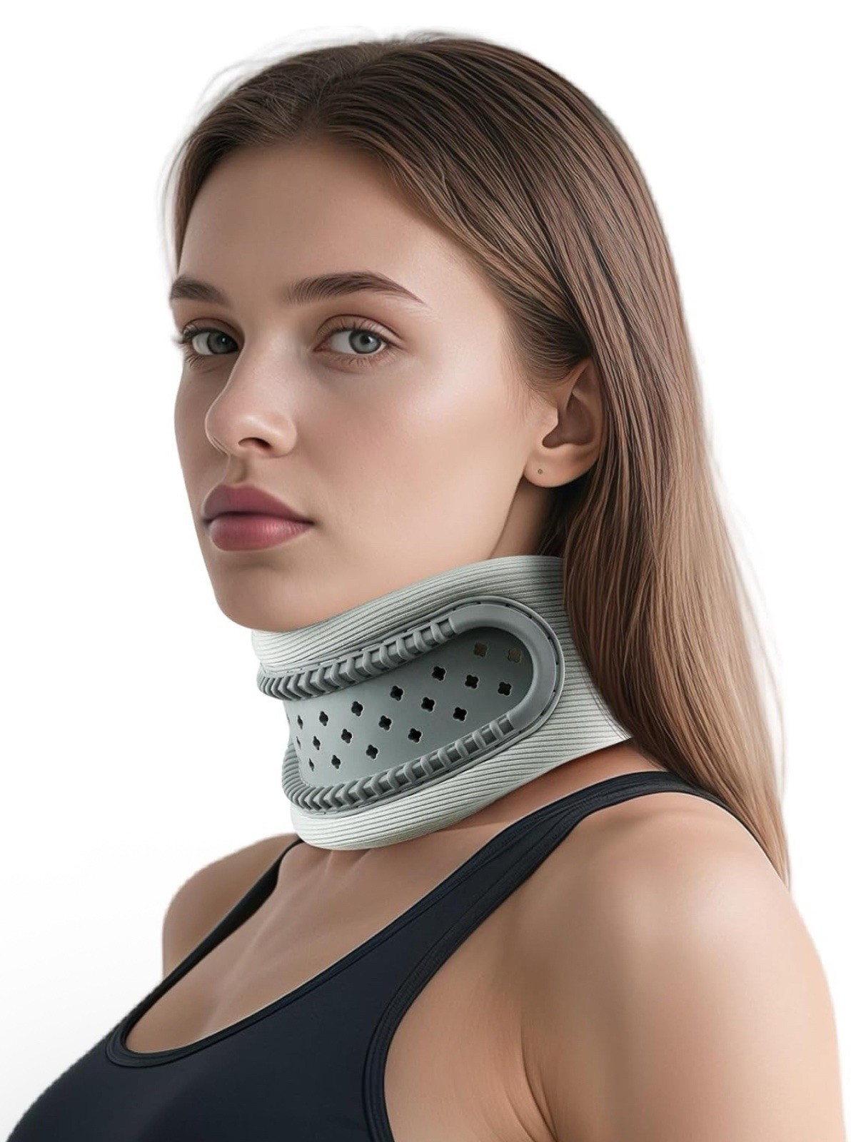 Neck Brace,Support Cervical Collar,Relieve Cervical Pain&Pressure,Soft Skin-Frie