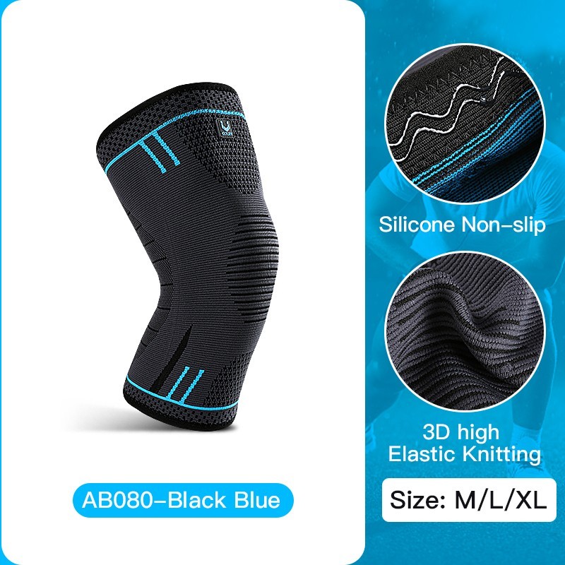 3 X Knee Sleeve Compression Brace Support For Sport Joint Pain Arthritis Relief