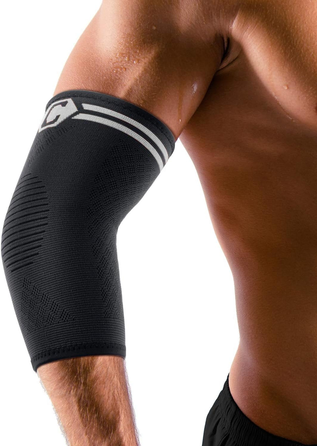 2 Pack Elbow Brace Compression Sleeve, Tennis & Golfer’S Elbow | Breathable 3D K