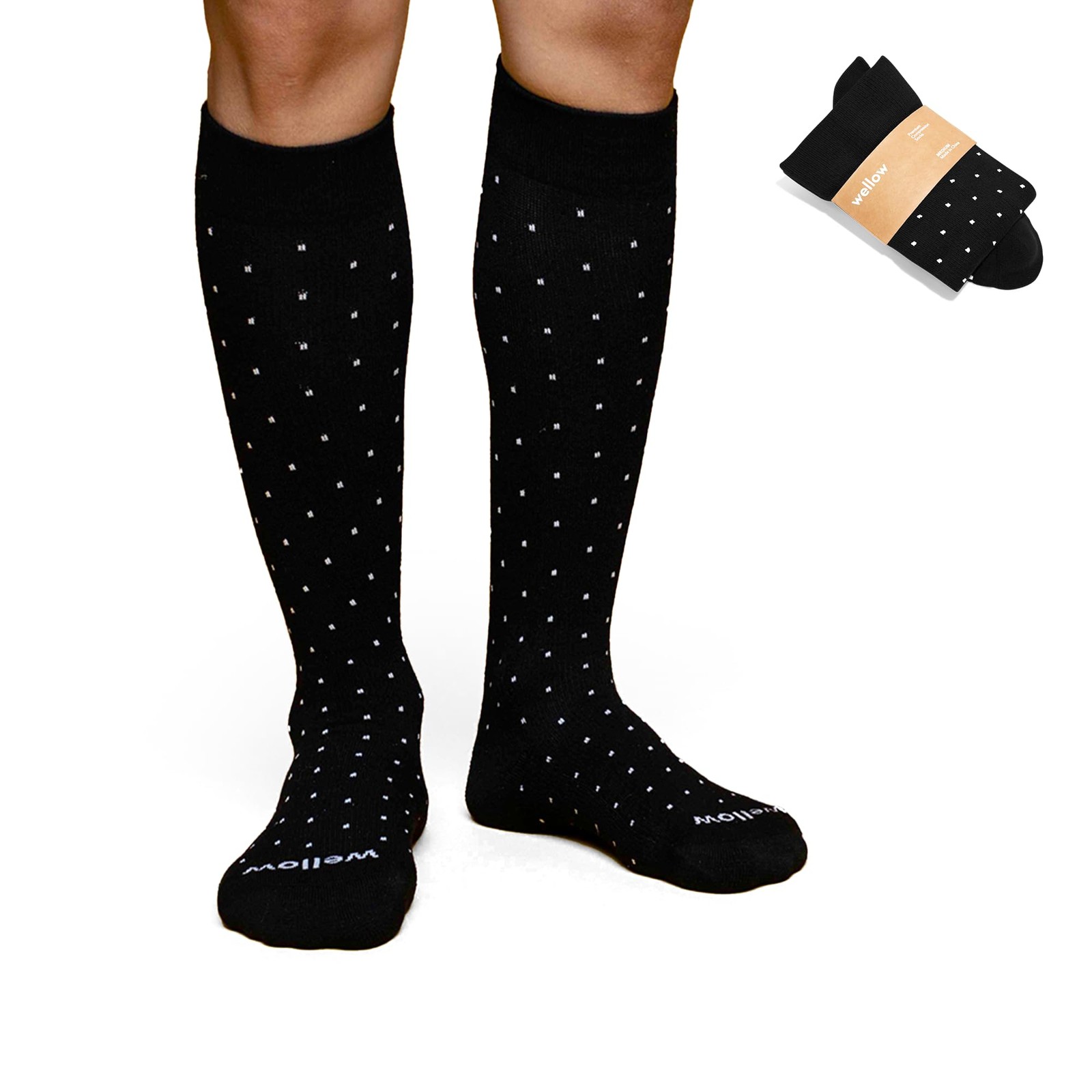 Premium Compression Socks Regular Men Women Viscose Bamboo Knee High 18-25 mmHg