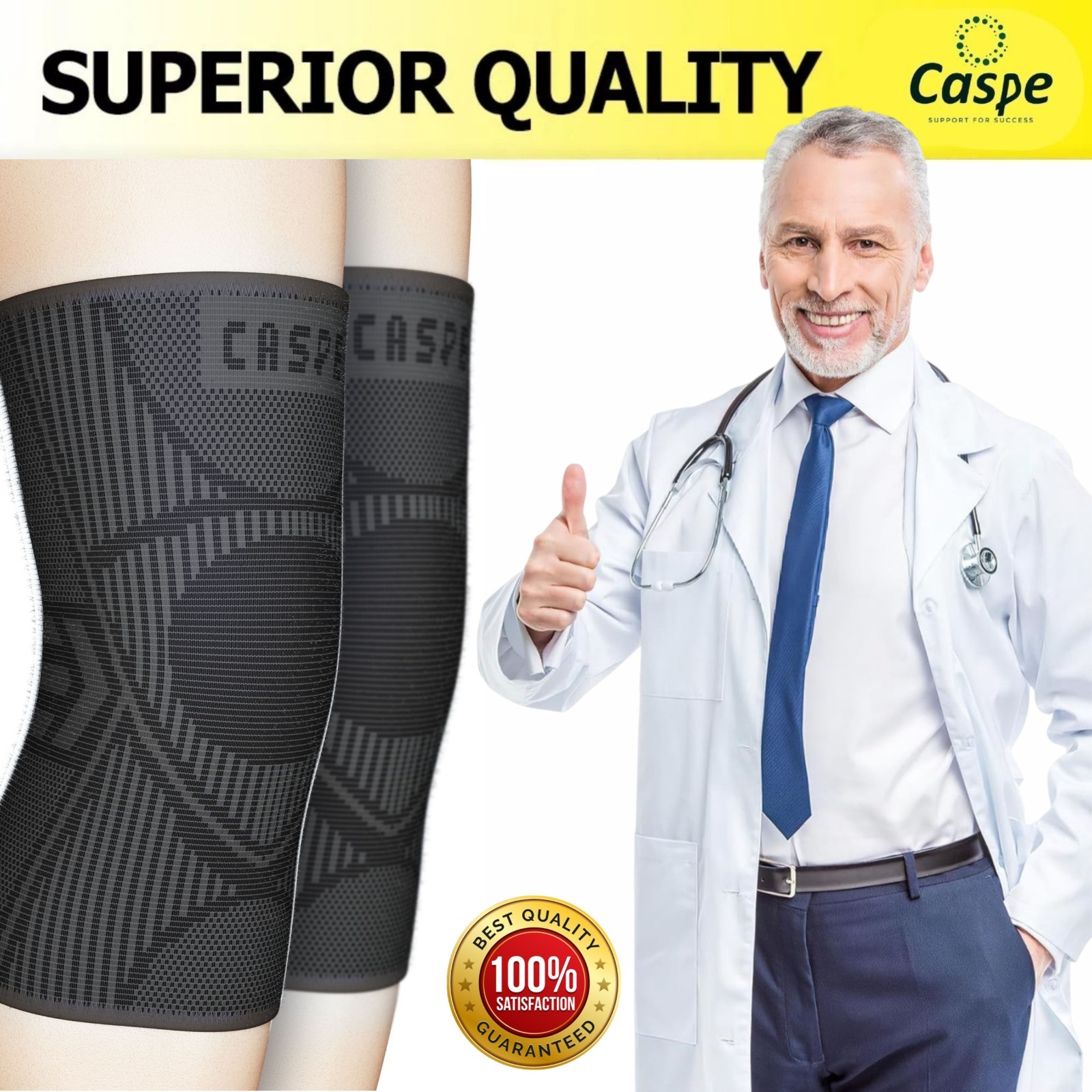 2 Pack Knee Brace for Meniscus Tear Support Joint Arthritis Patella Stabilizer