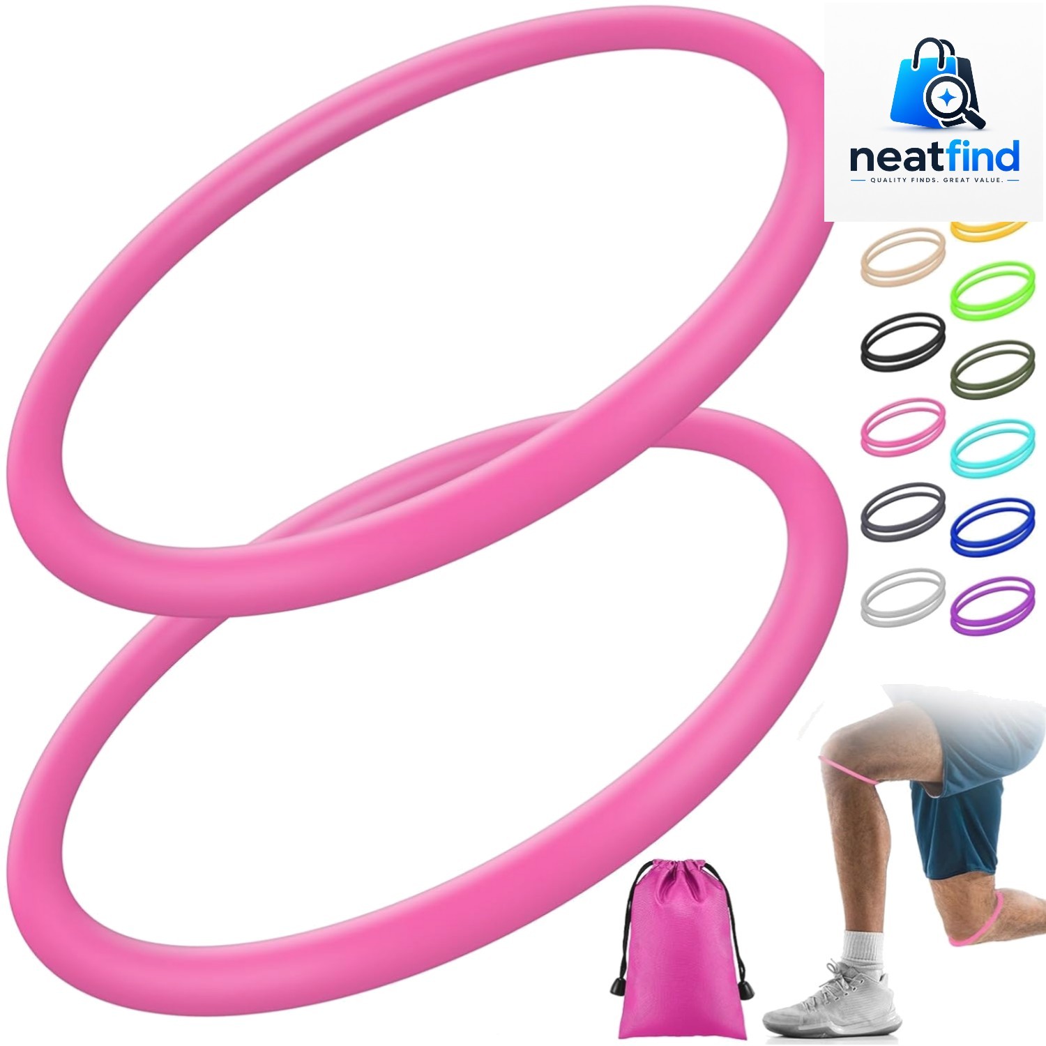 Patella Knee Band Basketball Knee Strap,2,Rose Red,M | Silicone Patella Bands…